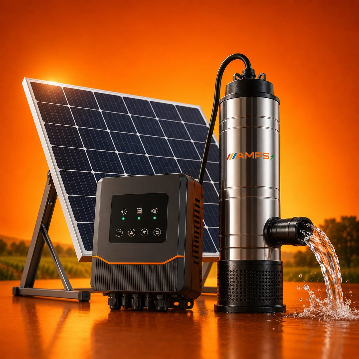 Professional solar water pump